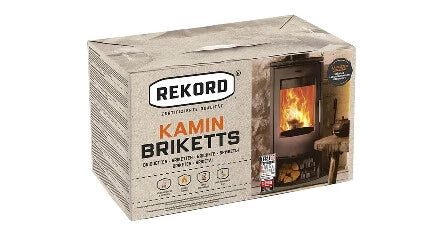 UHELNÉ BRIKETY REKORD 7" PAPÍROVÉ BALENÍ, 750 KG